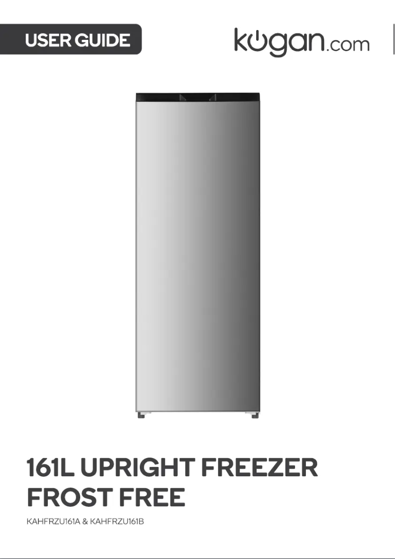 Image de la première page du manuel de l'appareil KAHFRZU161A