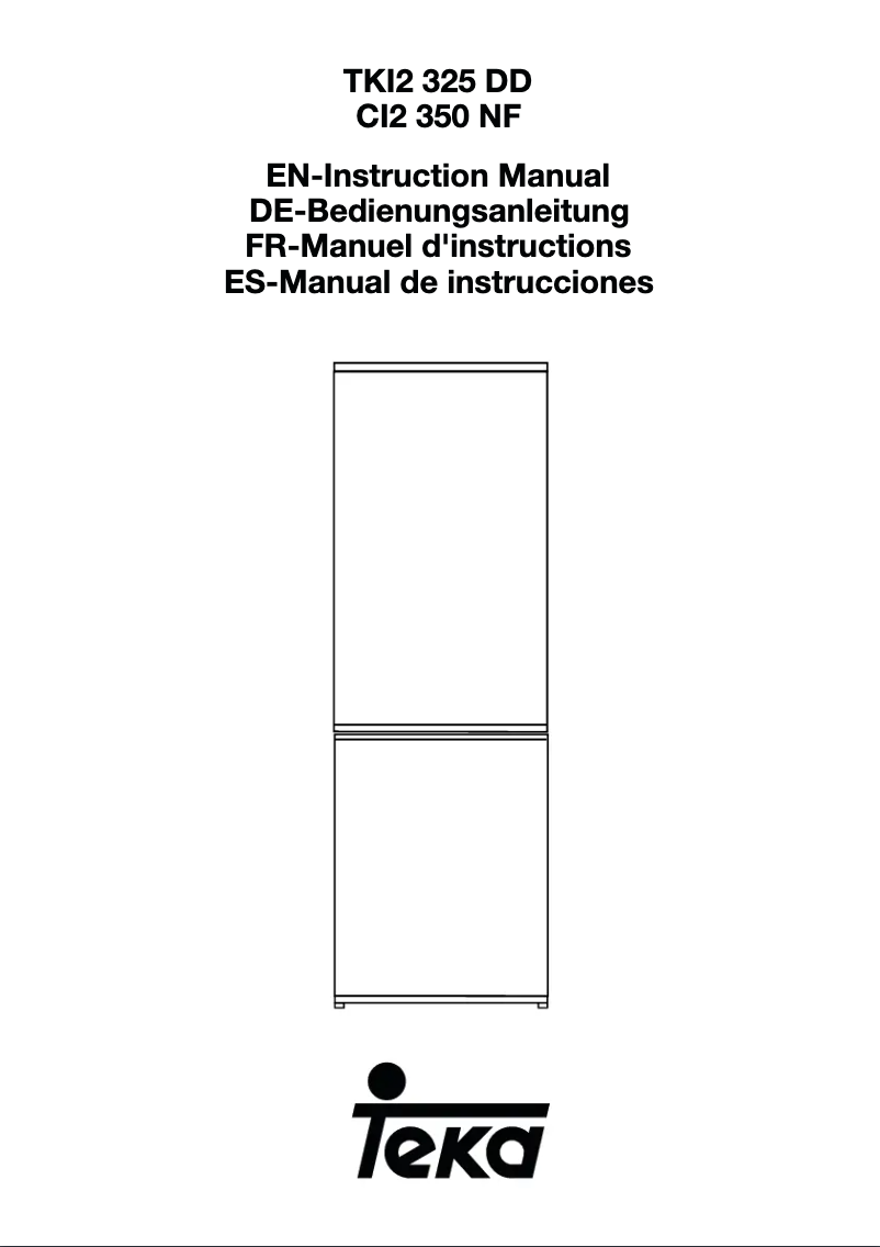 Page n°1 - Manuel utilisateur Teka TKI2 325 DD