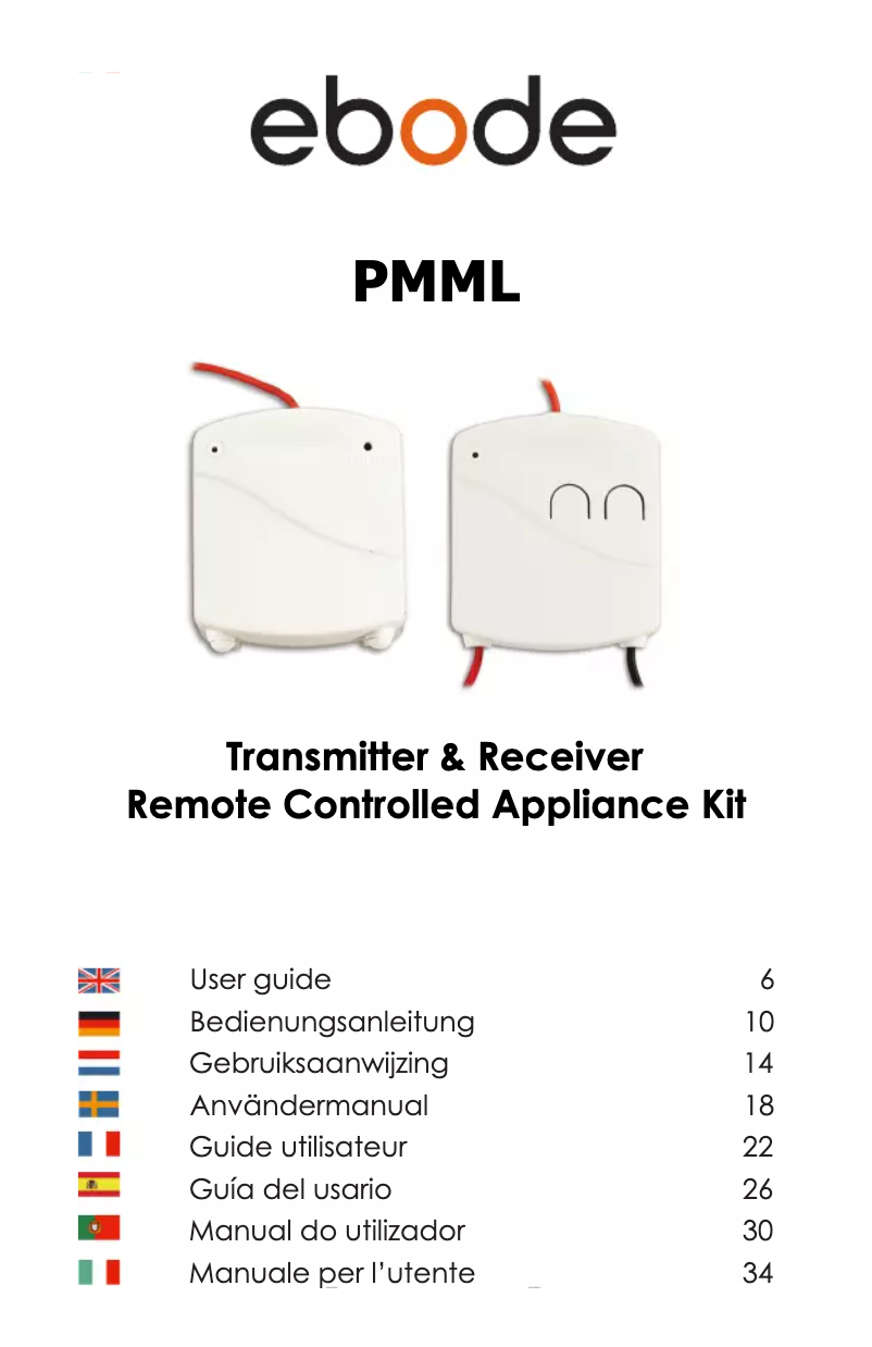 Page n°1 - Manuel utilisateur ebode PMML
