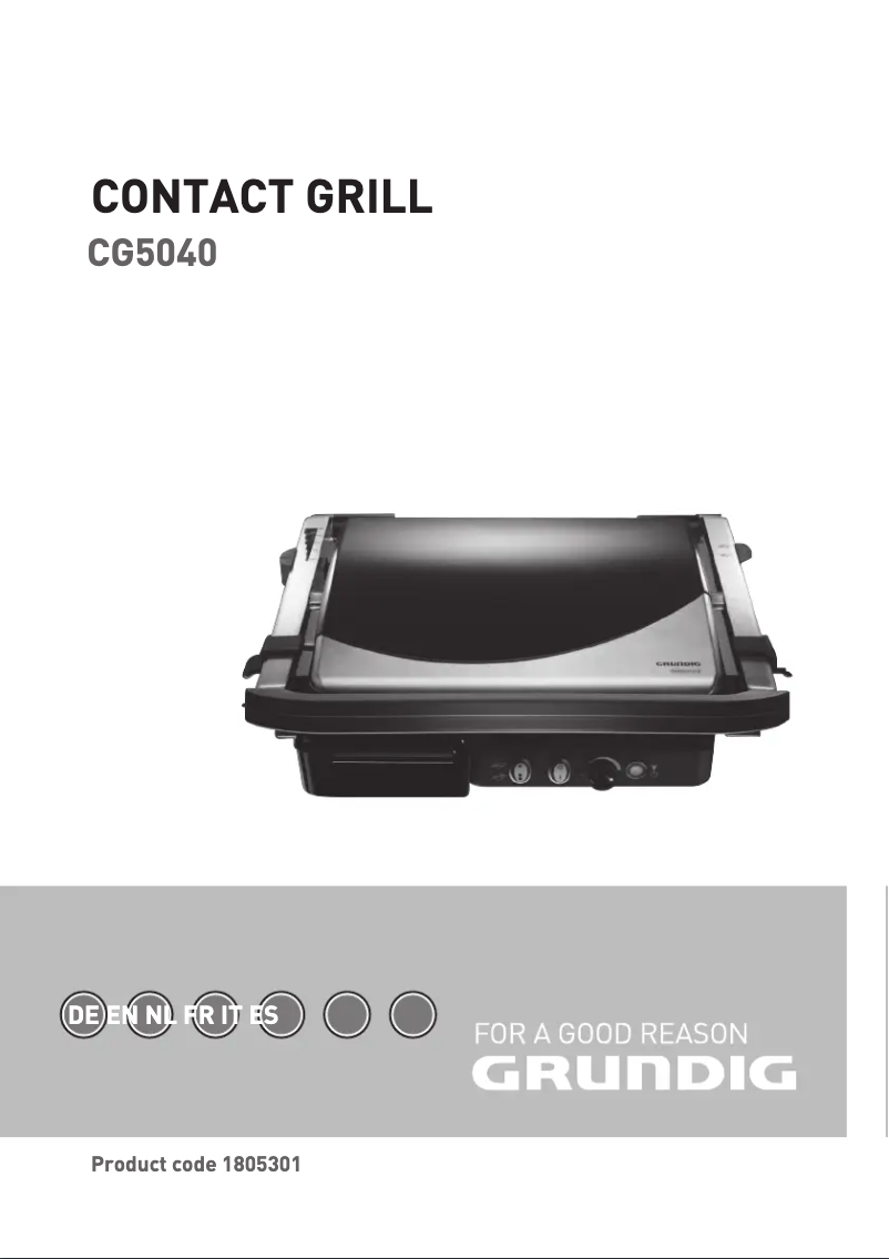 Image de la première page du manuel de l'appareil CG 5040