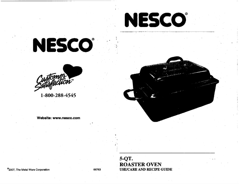 Página 1 del manual Manual de usuario Nesco 4815-12