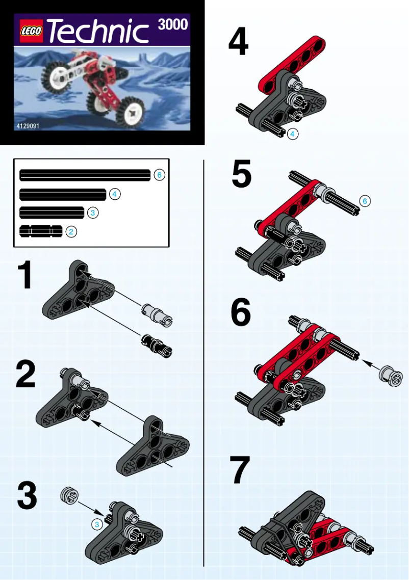 Page 1 de la notice Manuel utilisateur Lego JUMPING TRIKE