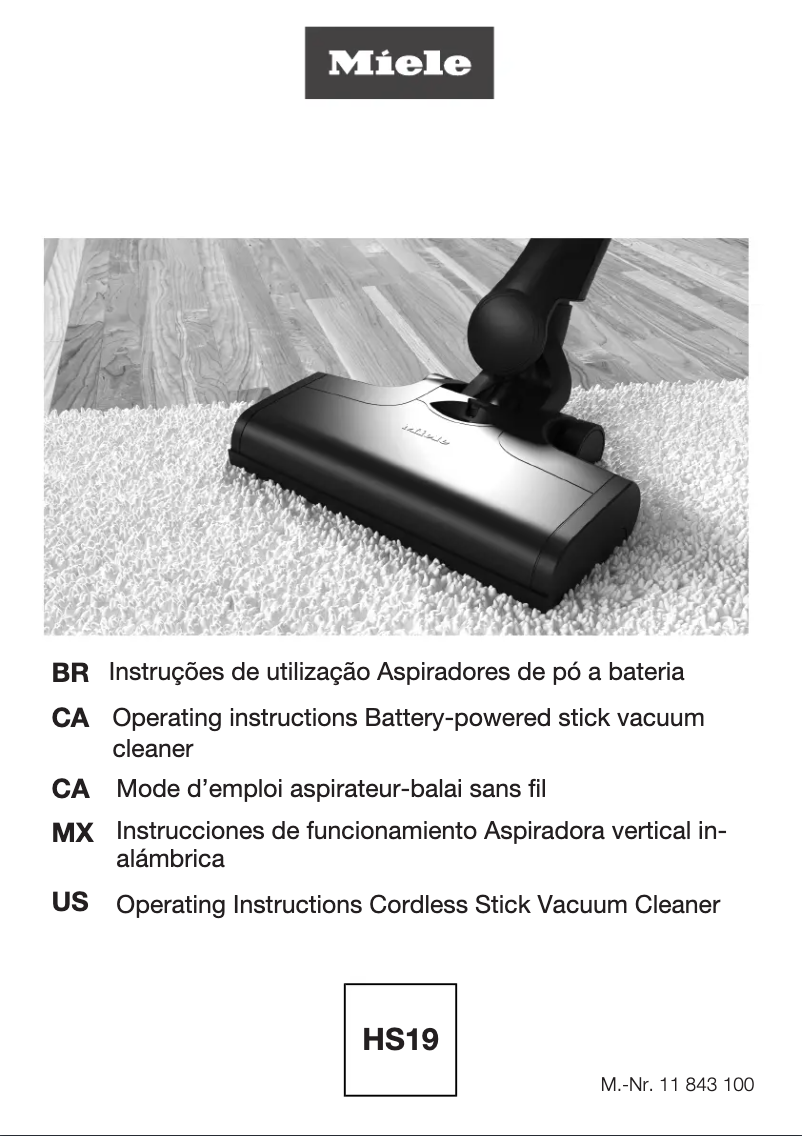 Page 1 de la notice Guide d'installation Miele Triflex HX2 Cat & Dog