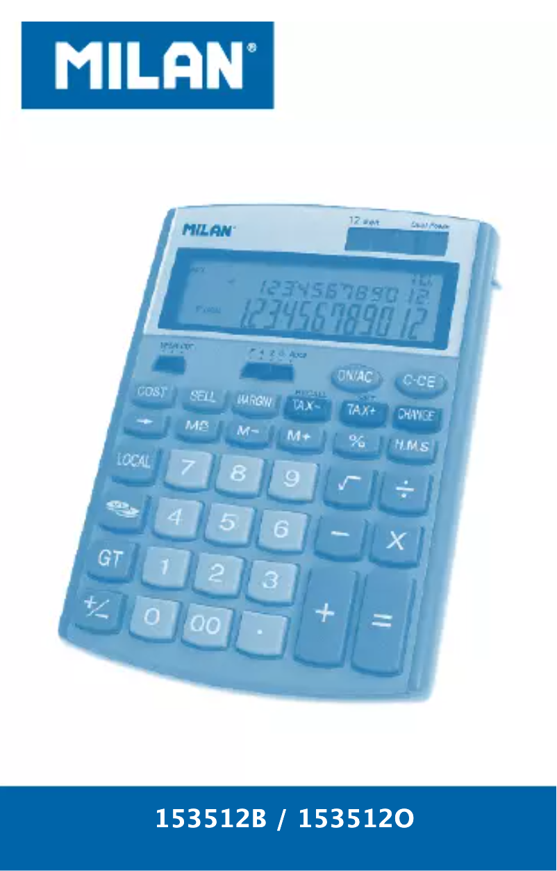 Image de la première page du manuel de l'appareil 153512B