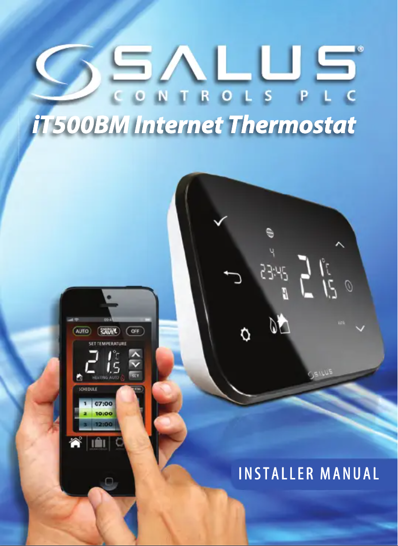 Page 1 de la notice Manuel utilisateur Salus IT500BM