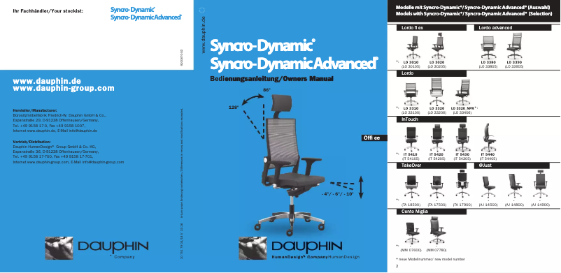 Page n°1 - Manuel utilisateur Dauphin Bionic BC 2910