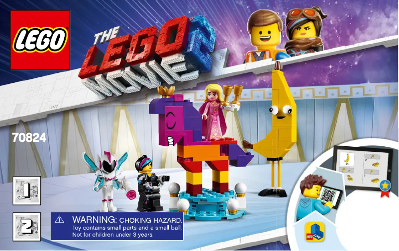 Page 1 de la notice Manuel utilisateur Lego The Lego Movie 70824