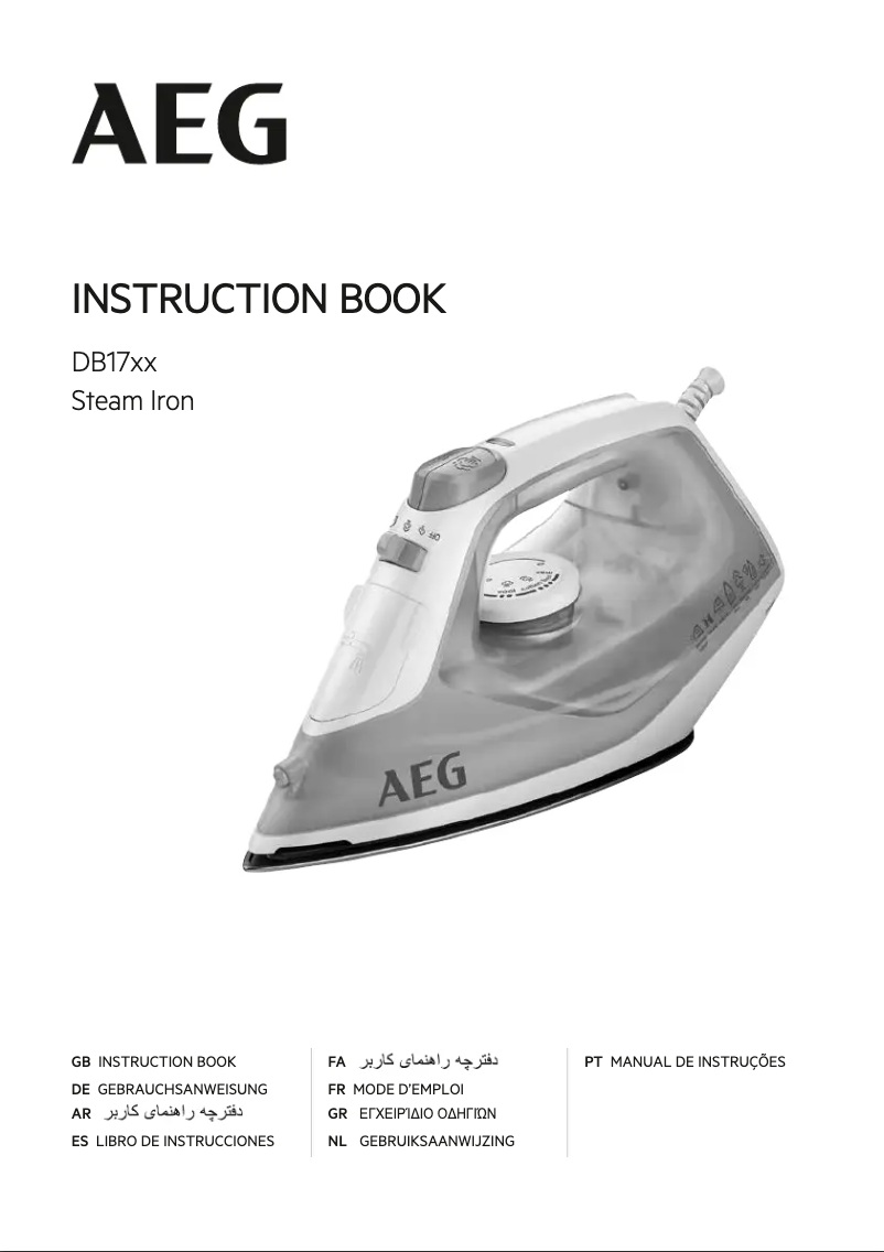 Page 1 de la notice Manuel utilisateur AEG DB1740