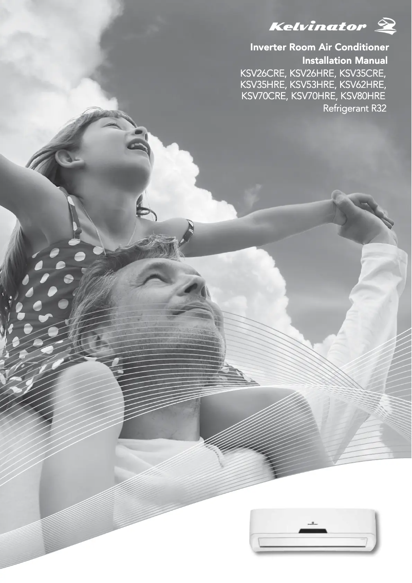Page 1 de la notice Manuel utilisateur Kelvinator KSV35HRE
