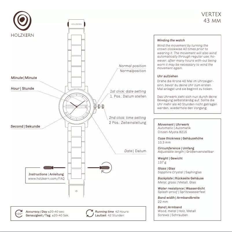 Image de la première page du manuel de l'appareil Glacier