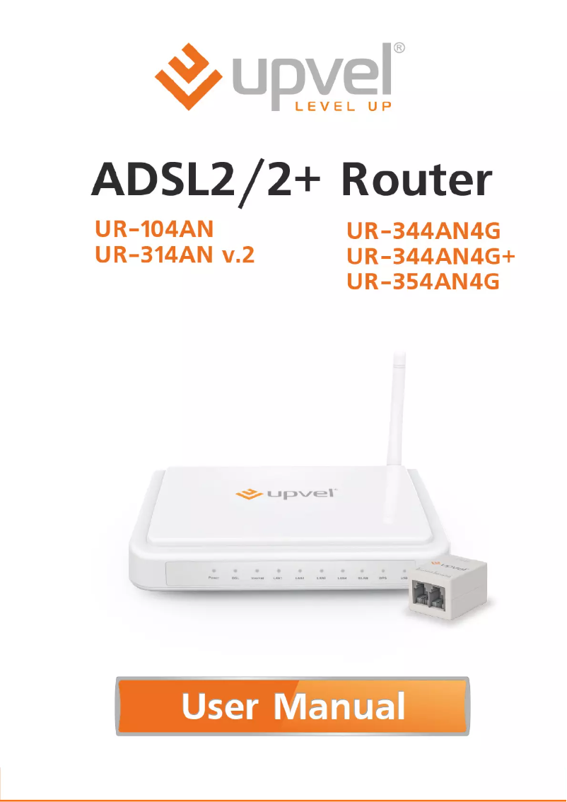 Page n°1 - Manuel utilisateur Upvel UR-344AN4G+