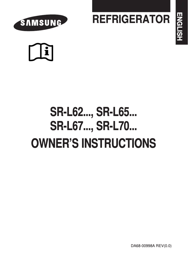 Image de la première page du manuel de l'appareil SRL623EV