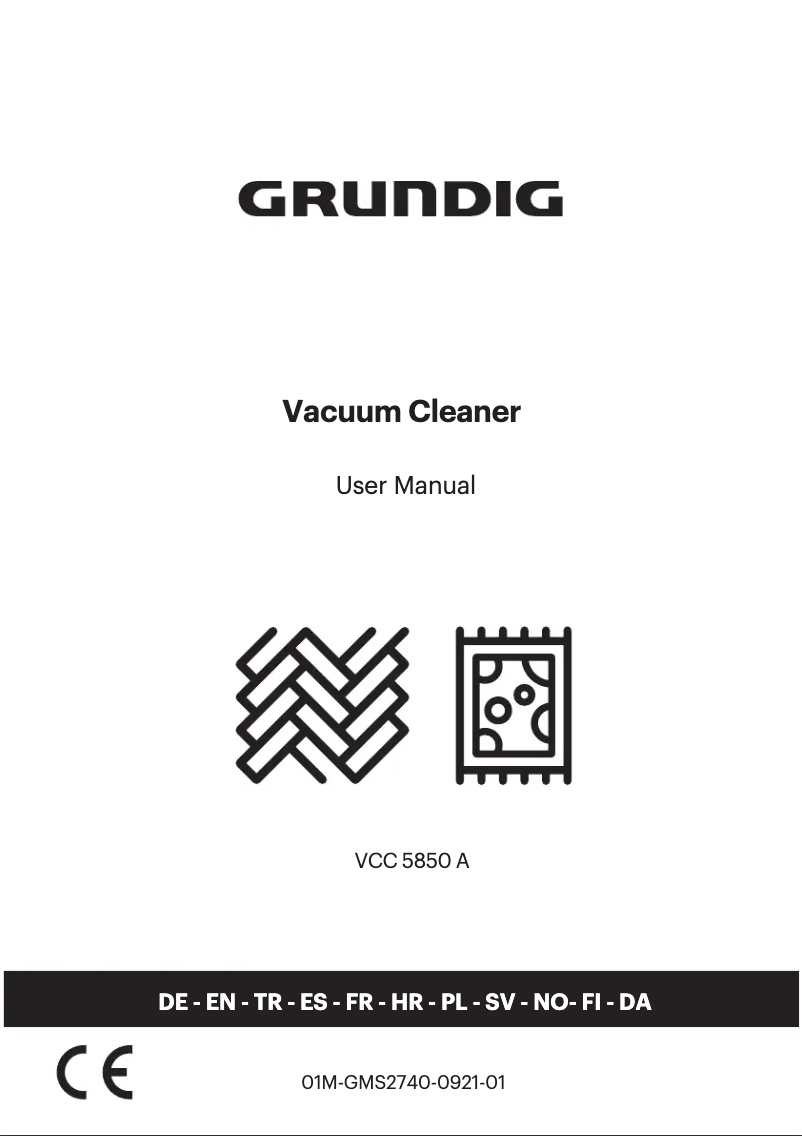 Page n°1 - Manuel utilisateur Grundig VCC 5850 A