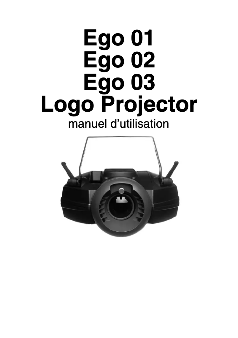 Image de la première page du manuel de l'appareil Ego 01