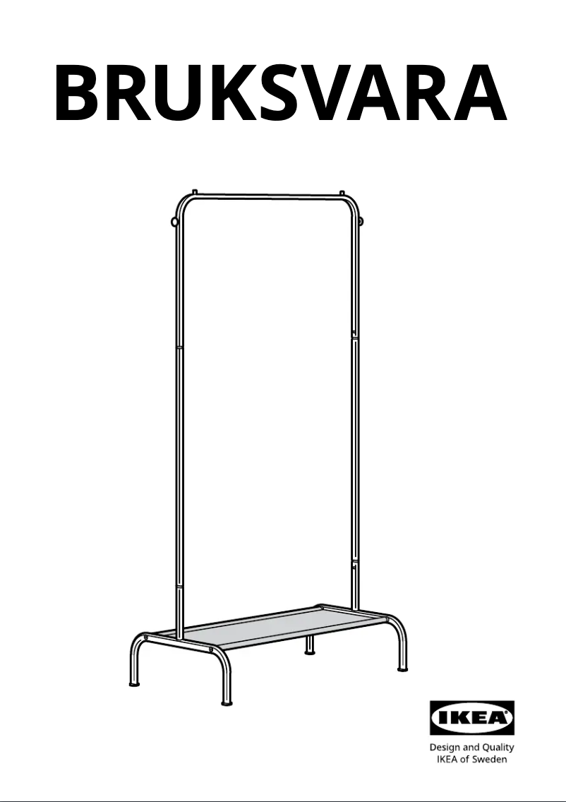 Imagen de la primera página del manual del dispositivo BRUKSVARA 405.582.18