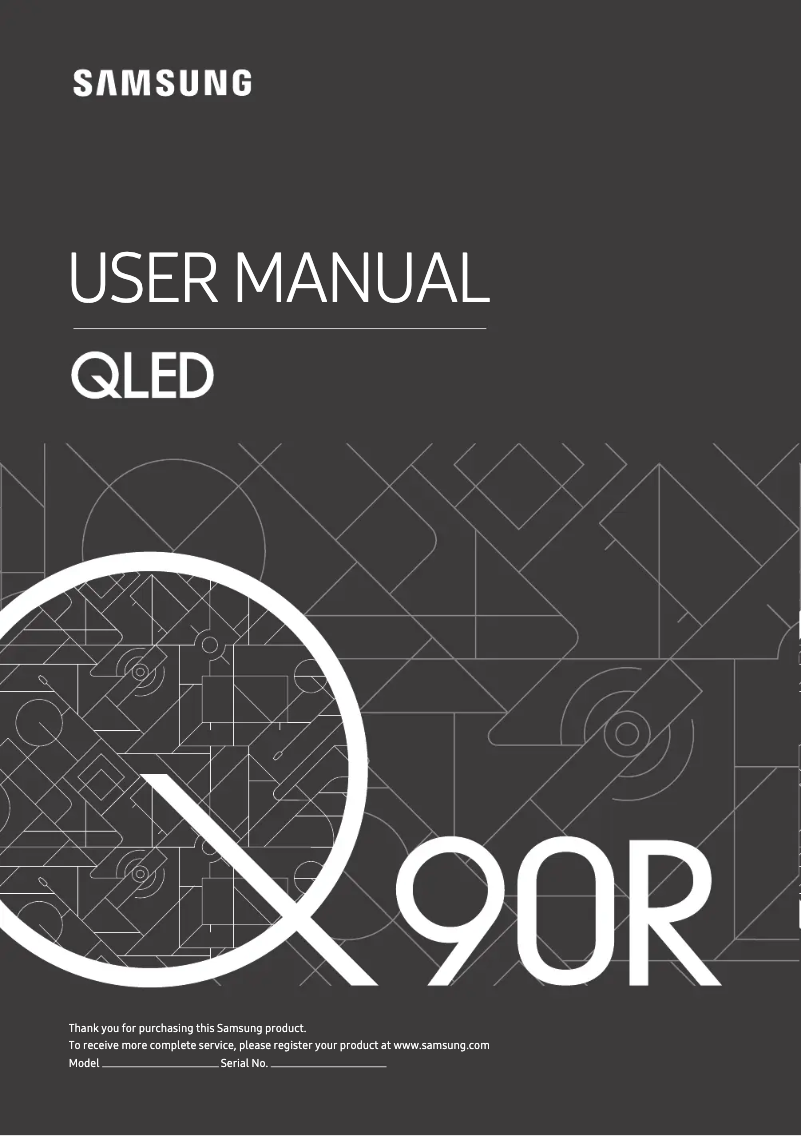 Page n°1 - Manuel utilisateur Samsung GQ75Q90RGTXZG
