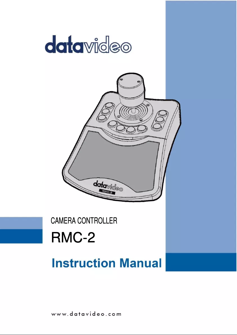 Página 1 del manual Manual de usuario DataVideo RMC-2