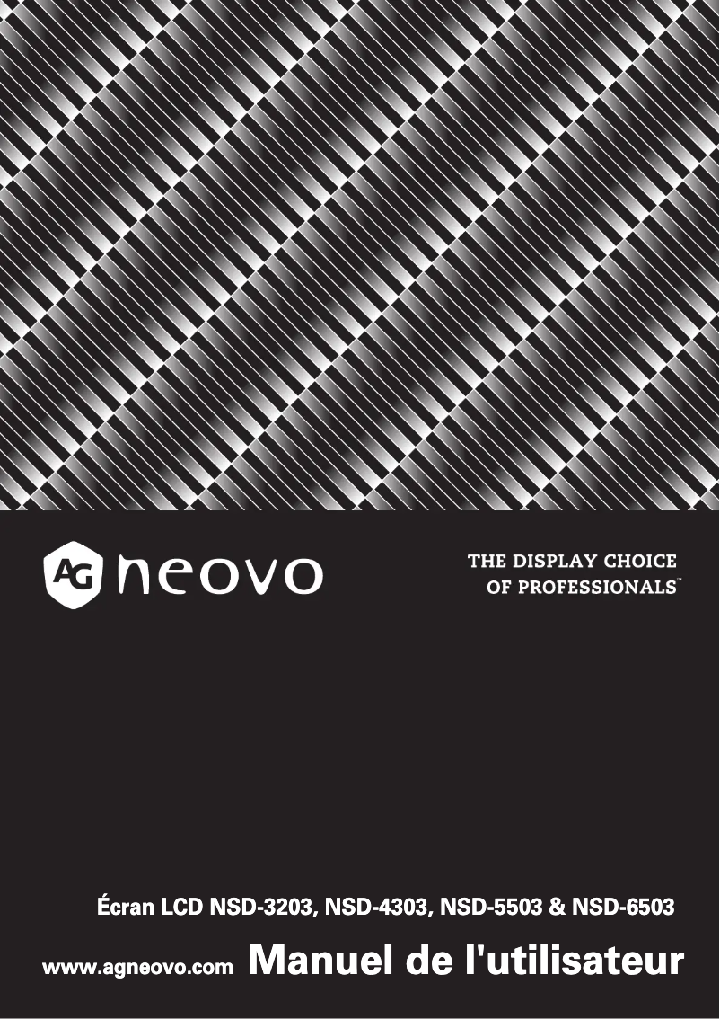 Image de la première page du manuel de l'appareil NSD-6503