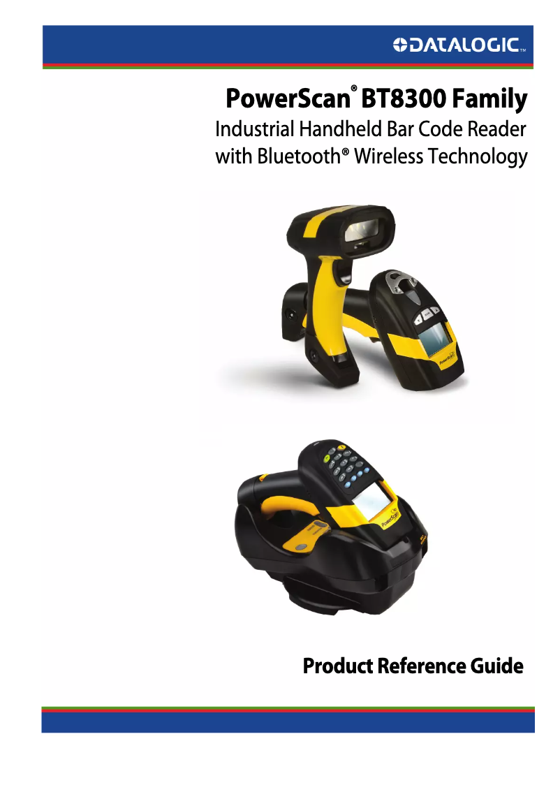 Image de la première page du manuel de l'appareil PowerScan PBT8300