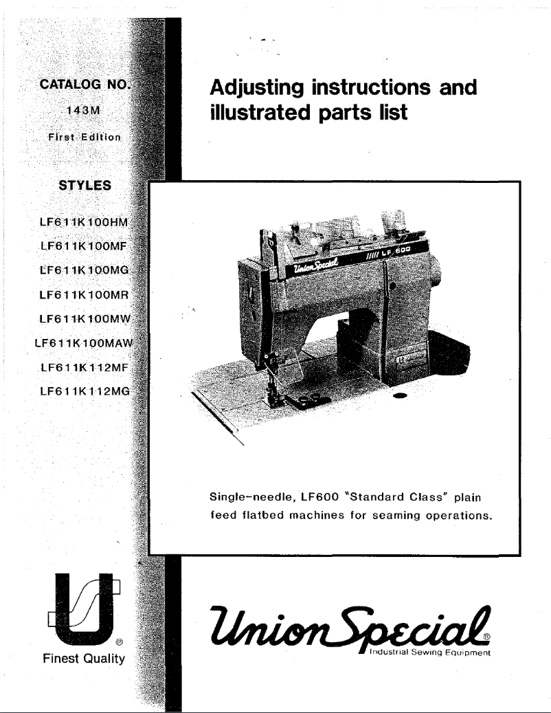 Image de la première page du manuel de l'appareil LF611K112MF