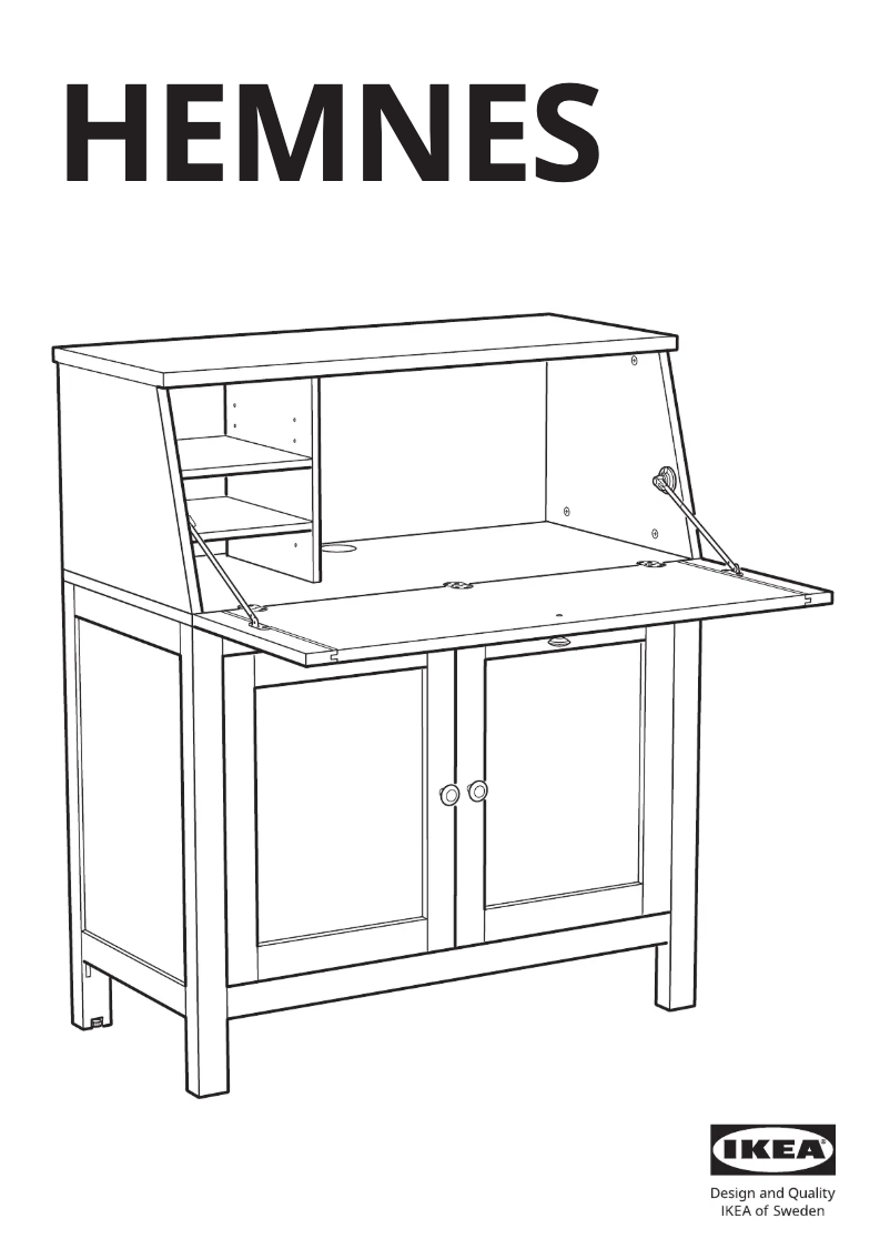 Image de la première page du manuel de l'appareil HEMNES 002.821.32