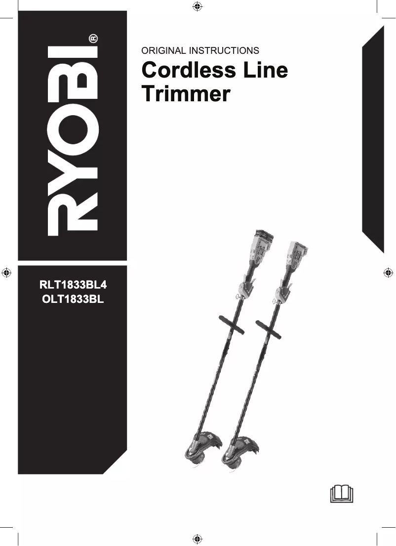 Page 1 de la notice Manuel utilisateur RYOBI One+ OLT1833BL