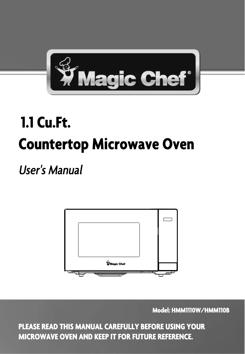 Page 1 de la notice Mode d'emploi Magic Chef HMM1110W