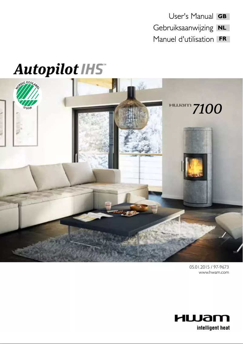 Page 1 de la notice Manuel utilisateur Hwam 7180