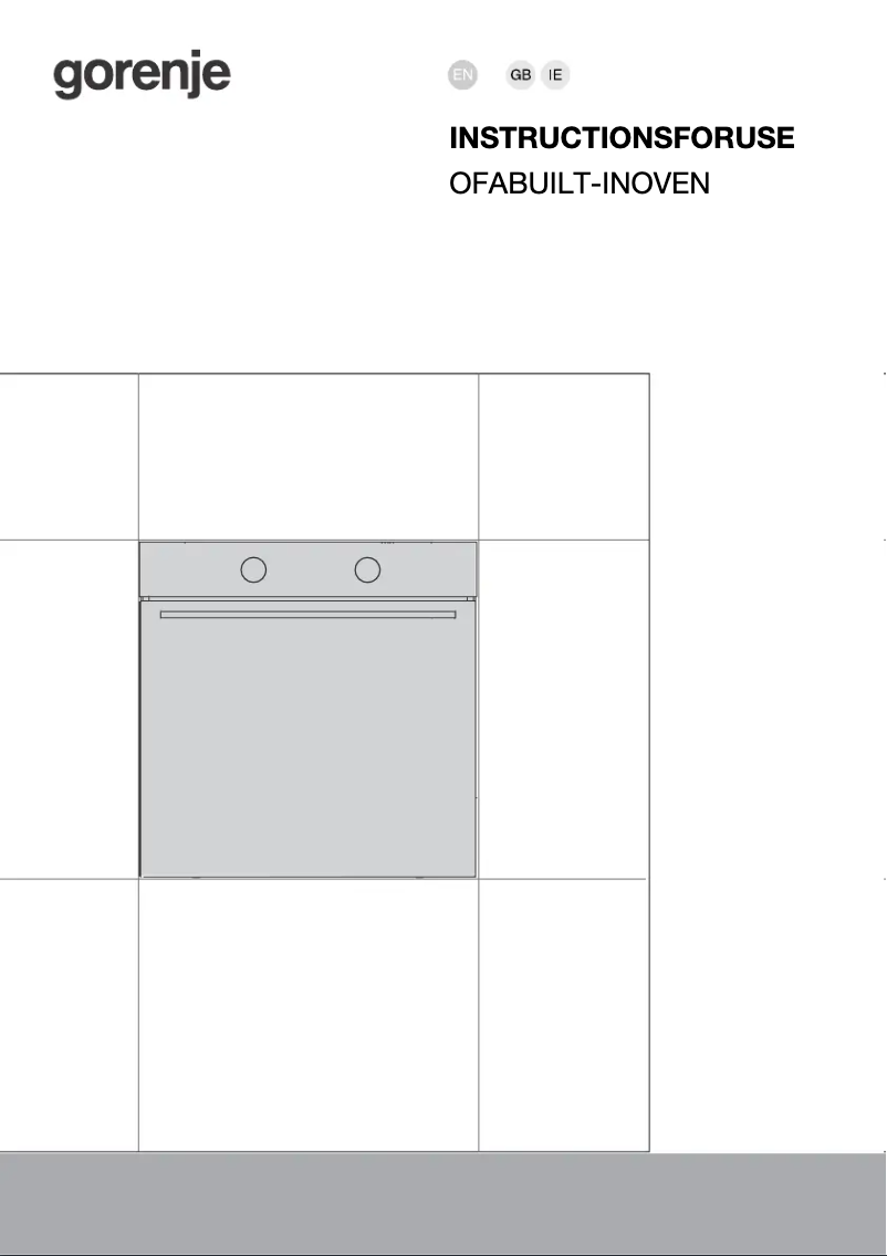 Image de la première page du manuel de l'appareil BO6735E05X