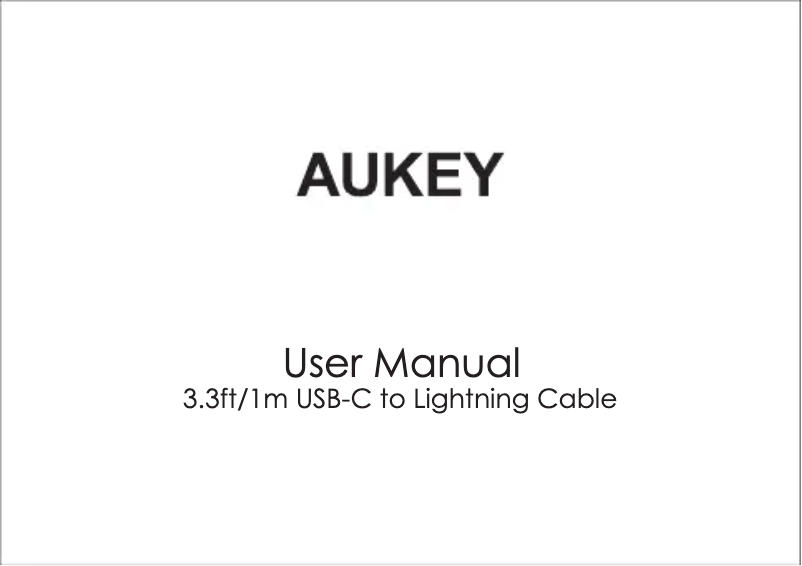 Page 1 de la notice Manuel utilisateur Aukey SK-M30