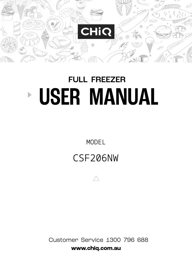 Page 1 de la notice Manuel utilisateur CHiQ CSF206NW