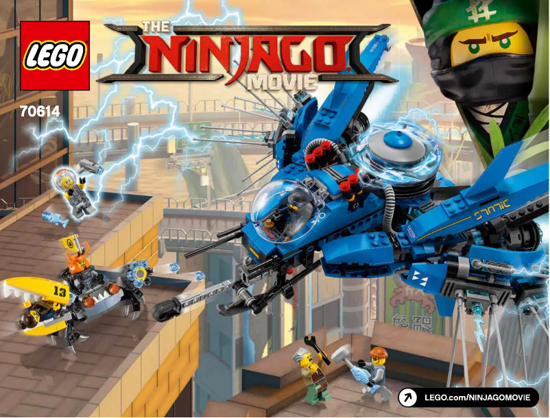 Page 1 de la notice Manuel utilisateur Lego Ninjago 70614