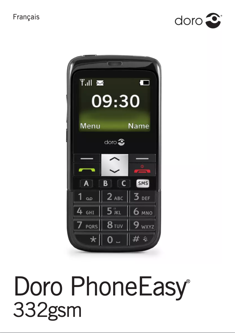 Image de la première page du manuel de l'appareil PhoneEasy 332gsm