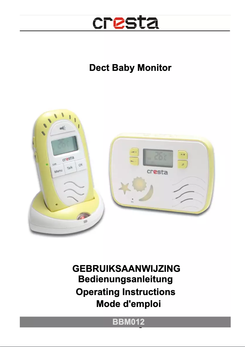 Página 1 del manual Manual de usuario Cresta BBM012 DECT