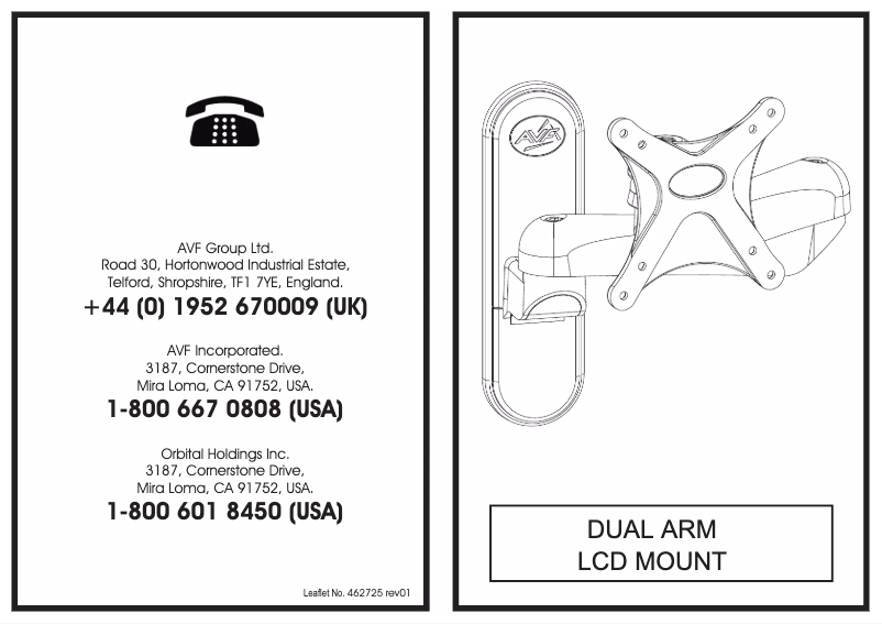 Página 1 del manual Manual de usuario AVF EPL004PB