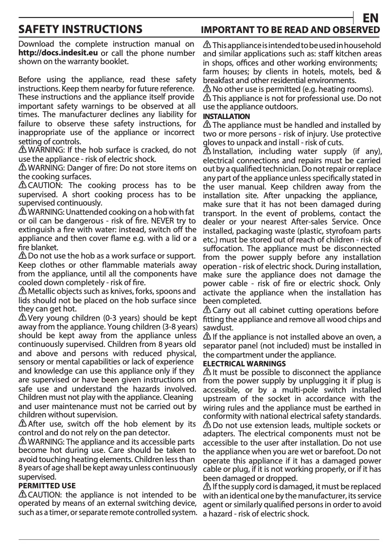 Image de la première page du manuel de l'appareil IS 19Q30 NE