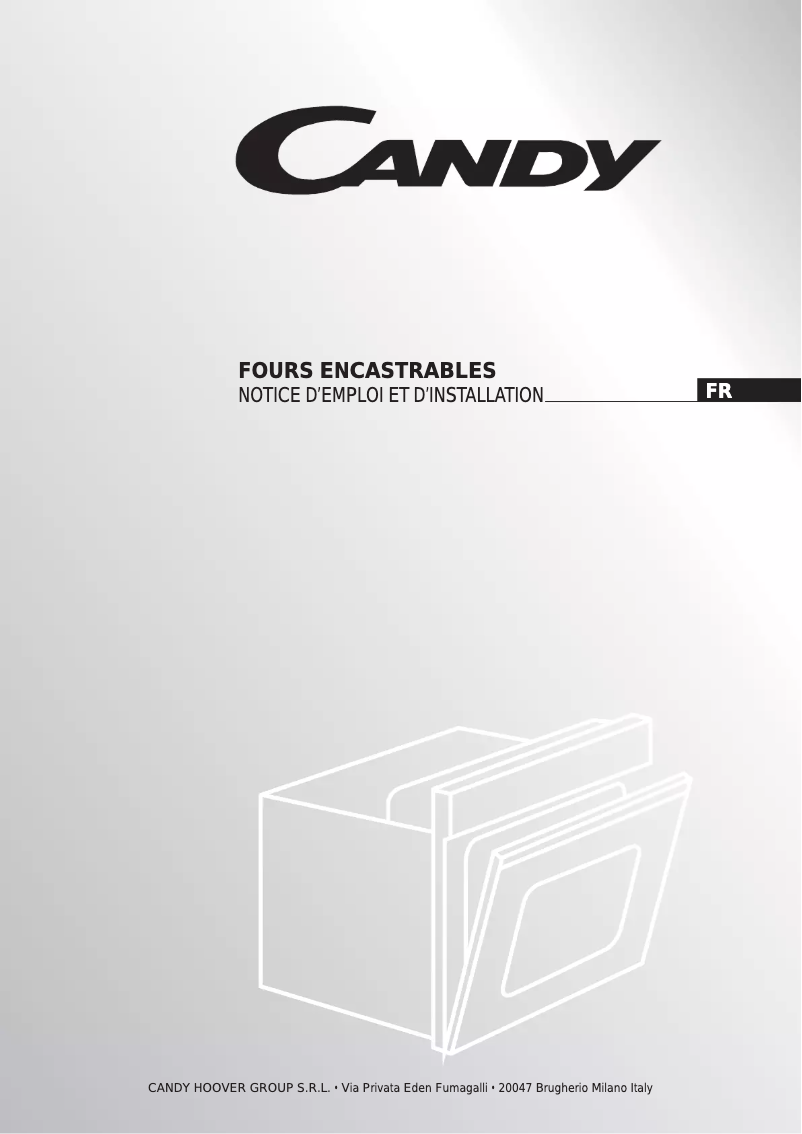 Page n°1 - Manuel utilisateur Candy FST249/6W