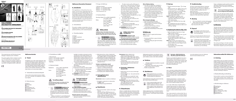 Page n°1 - Manuel utilisateur Melinera HG01104