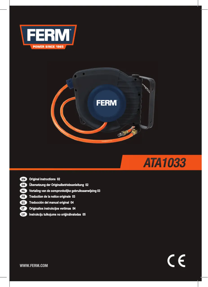 Page 1 de la notice Manuel utilisateur Ferm Zubehör Werkzeug