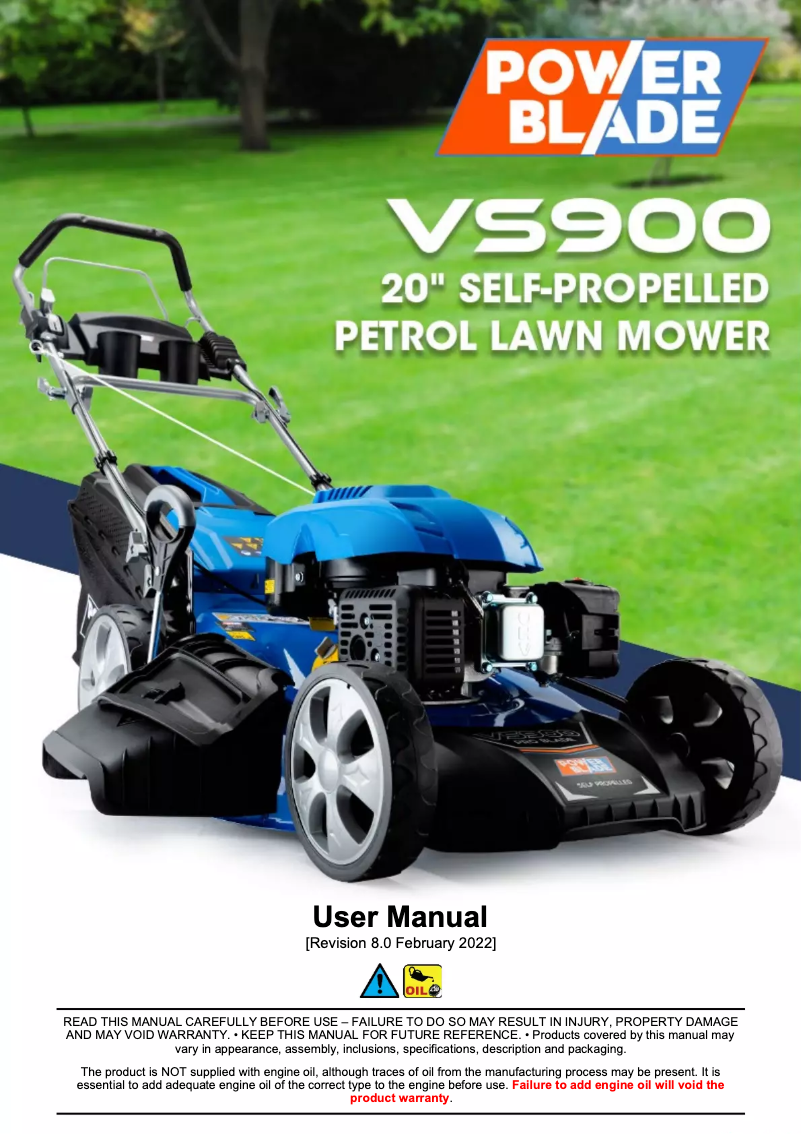 Página 1 del manual Manual de usuario Powerblade VS900