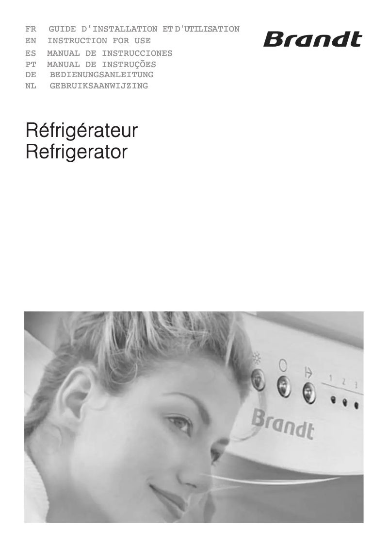 Page 1 de la notice Manuel utilisateur Brandt BFC355SW