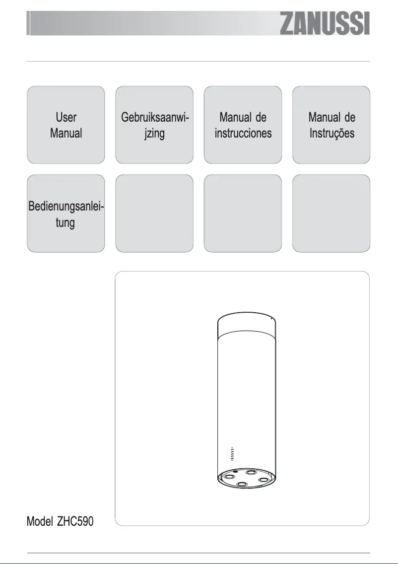 Image de la première page du manuel de l'appareil ZHC 590