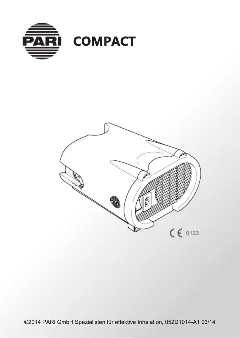 Page 1 de la notice Manuel utilisateur PARI Compact