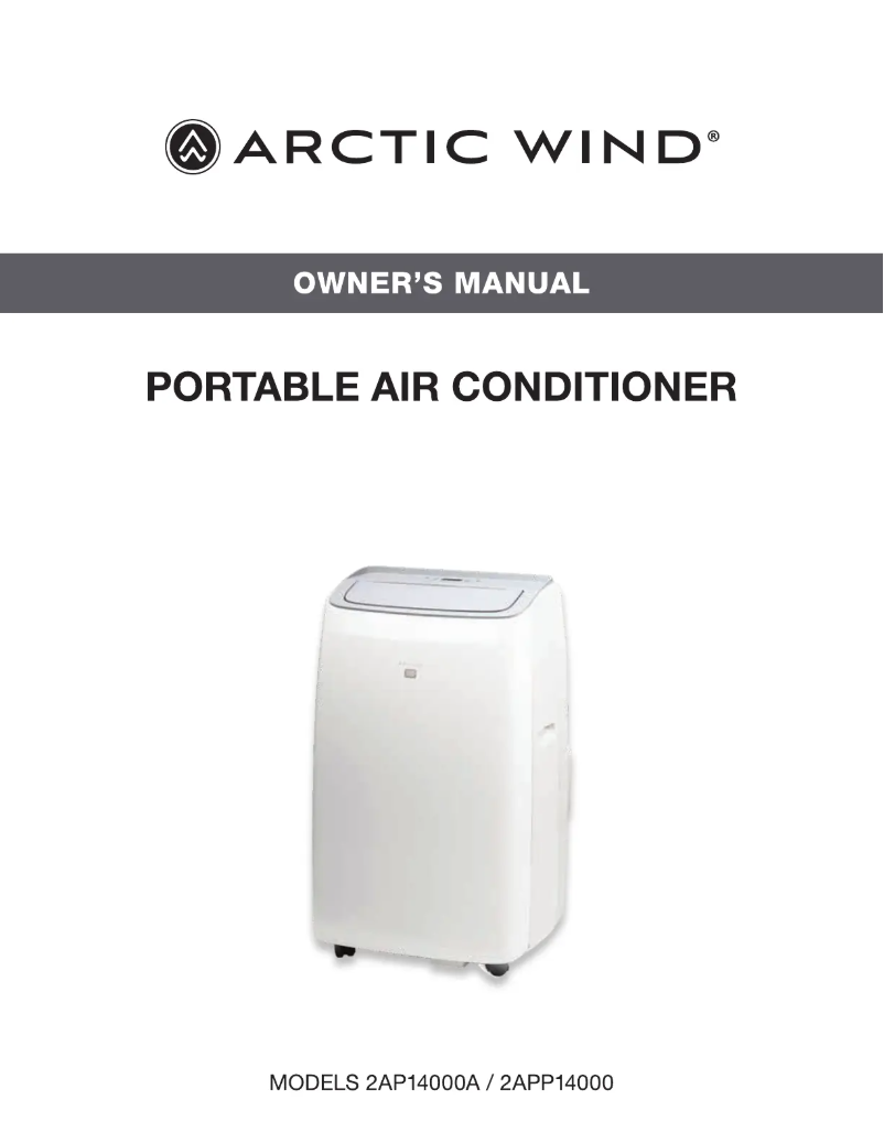 Page 1 de la notice Manuel utilisateur ARCTIC WIND 2AP14000A