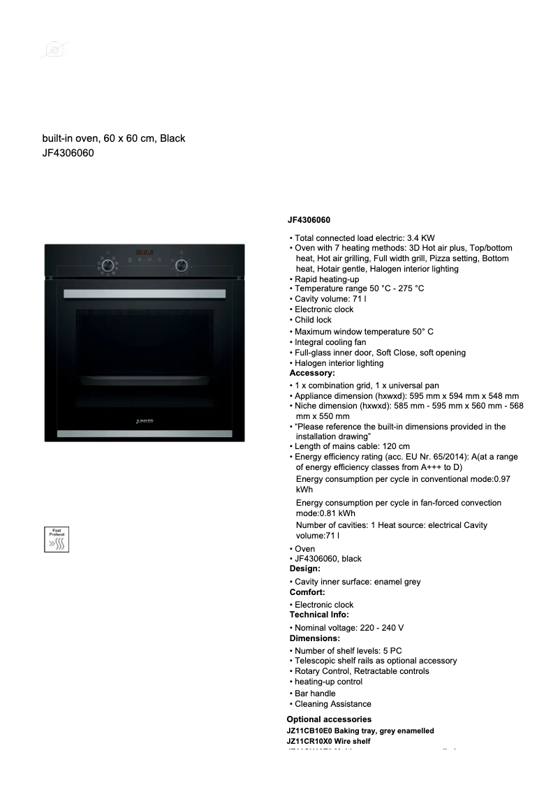 Image de la première page du manuel de l'appareil JF4306060