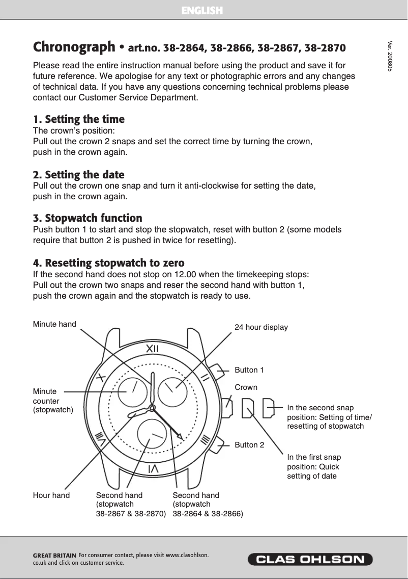 Image de la première page du manuel de l'appareil 38-2867