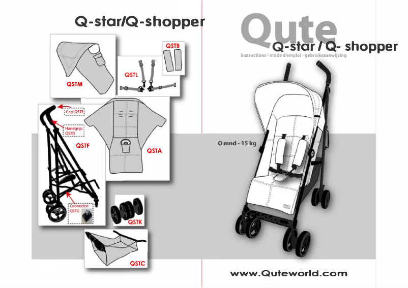 Page n°1 - Manuel utilisateur Qute Q-Shopper