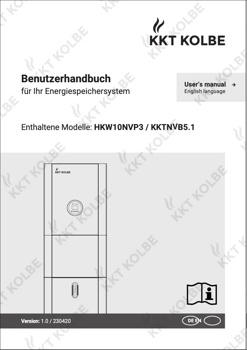 Page 1 de la notice Manuel utilisateur KKT Kolbe POWERSET13