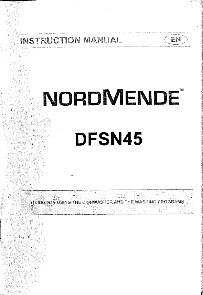 Page n°1 - Manuel utilisateur Nordmende DFSN45