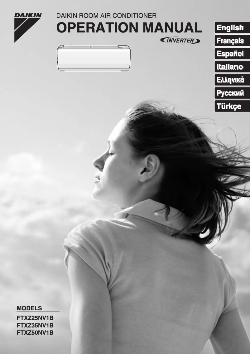 Imagen de la primera página del manual del dispositivo FTXZ50N